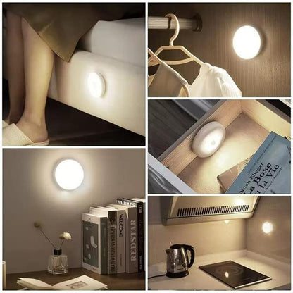 Motion Sensor Light for Home with USB Charging Wireless Self Adhesive LED Night Light