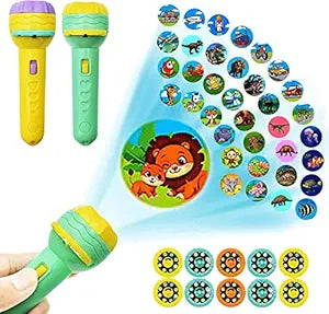 24 Patterns Mini Projector Torch Educational Learning Toy