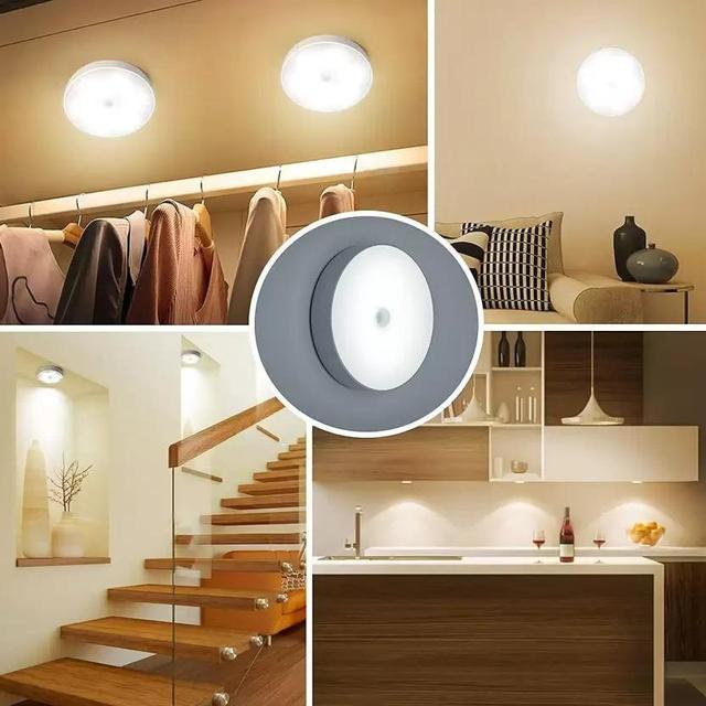 Motion Sensor Light for Home with USB Charging Wireless Self Adhesive LED Night Light