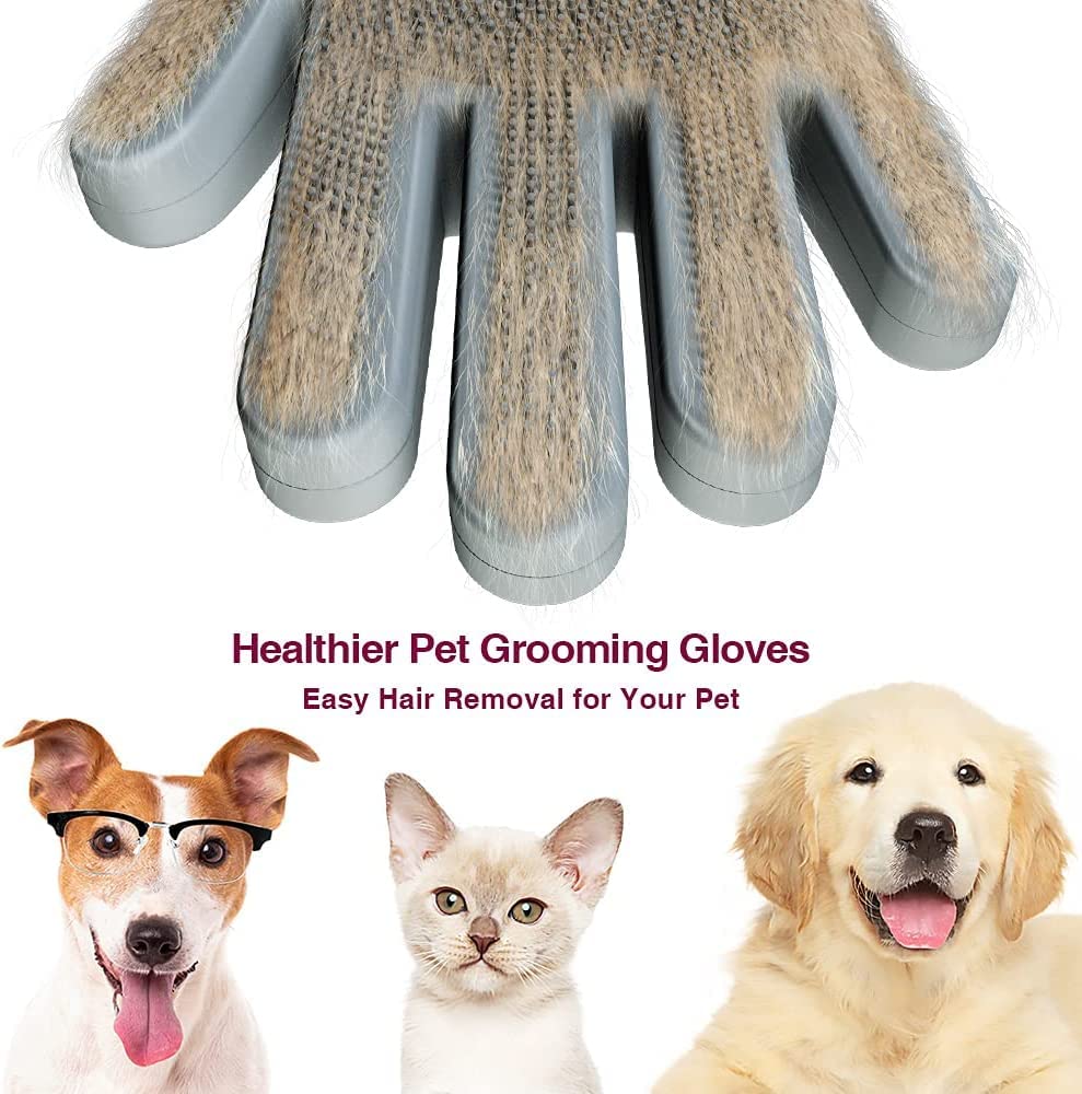 Dog Grooming Glove 1 Pair