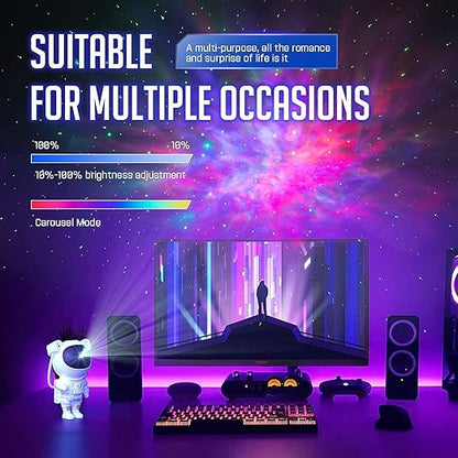 Astronaut Galaxy Projector 360° Adjustable