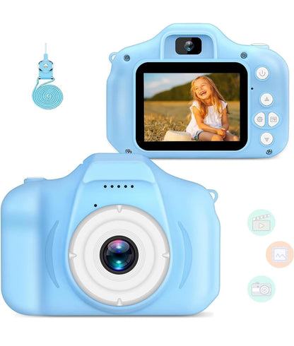 Kids Camera Toys for Girls & Boys, Toddler Camera Toys for Age 3-10 Year Kids 1080P HD Digital Video Camera (Without SD Card)