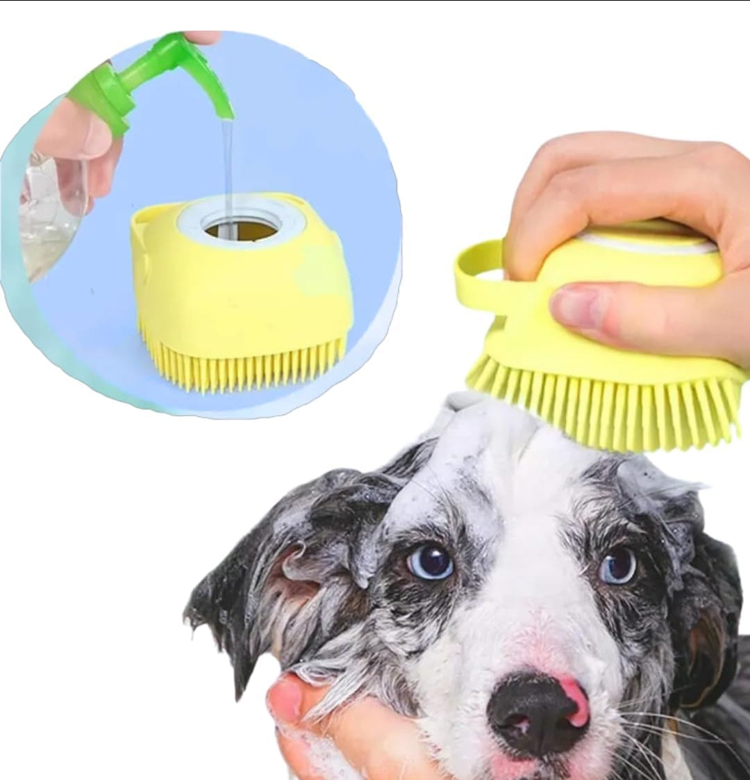 Dog Brush, Cat Bath Brush for Grooming & Bathing