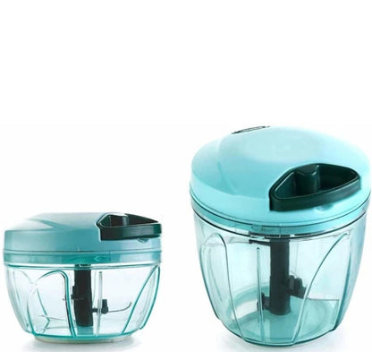 [Buy 1 get 1 Free] Combo Of 1000Ml + 450MI Manual Hand-Press Vegetable Chopper Mixer